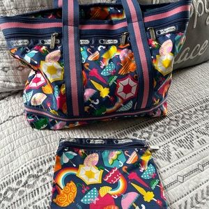 EUC Adorable beach print tote bag!